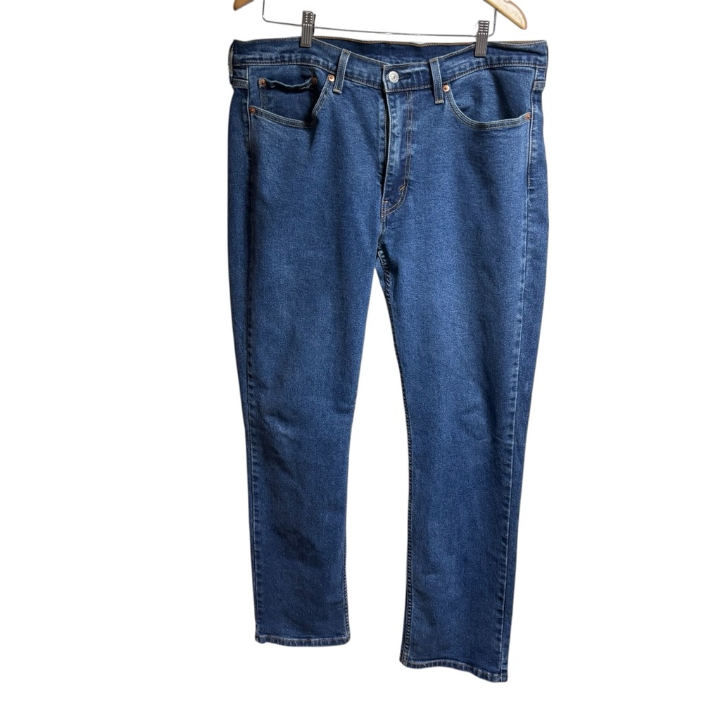 Levis 514 Straight Fit Jeans Mens 36x32 Medium Wash Blue Denim Pants #551